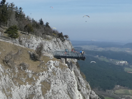 Blick zum Skywalk