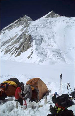 Gasherbrum 2 from camp 1