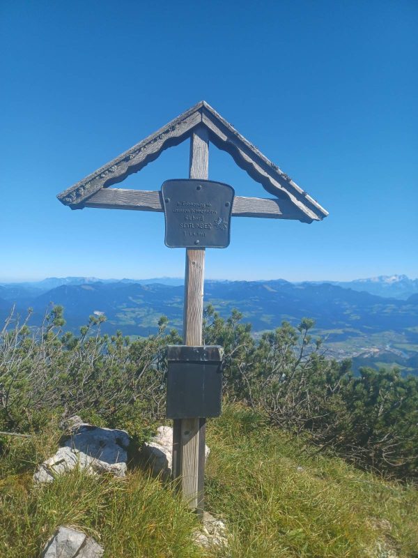 Hier beginnt die Abseilpiste zur kleinen Südwand