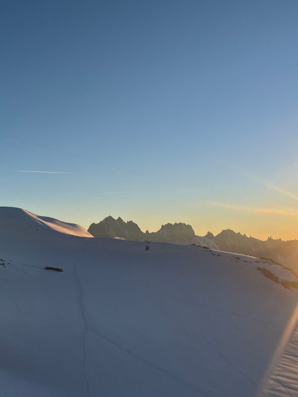 Sonnenaufgang Aig du Midi