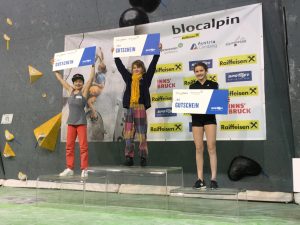 Anna Bolius gewinnt den Boulder A-Cup in Innsbruck!